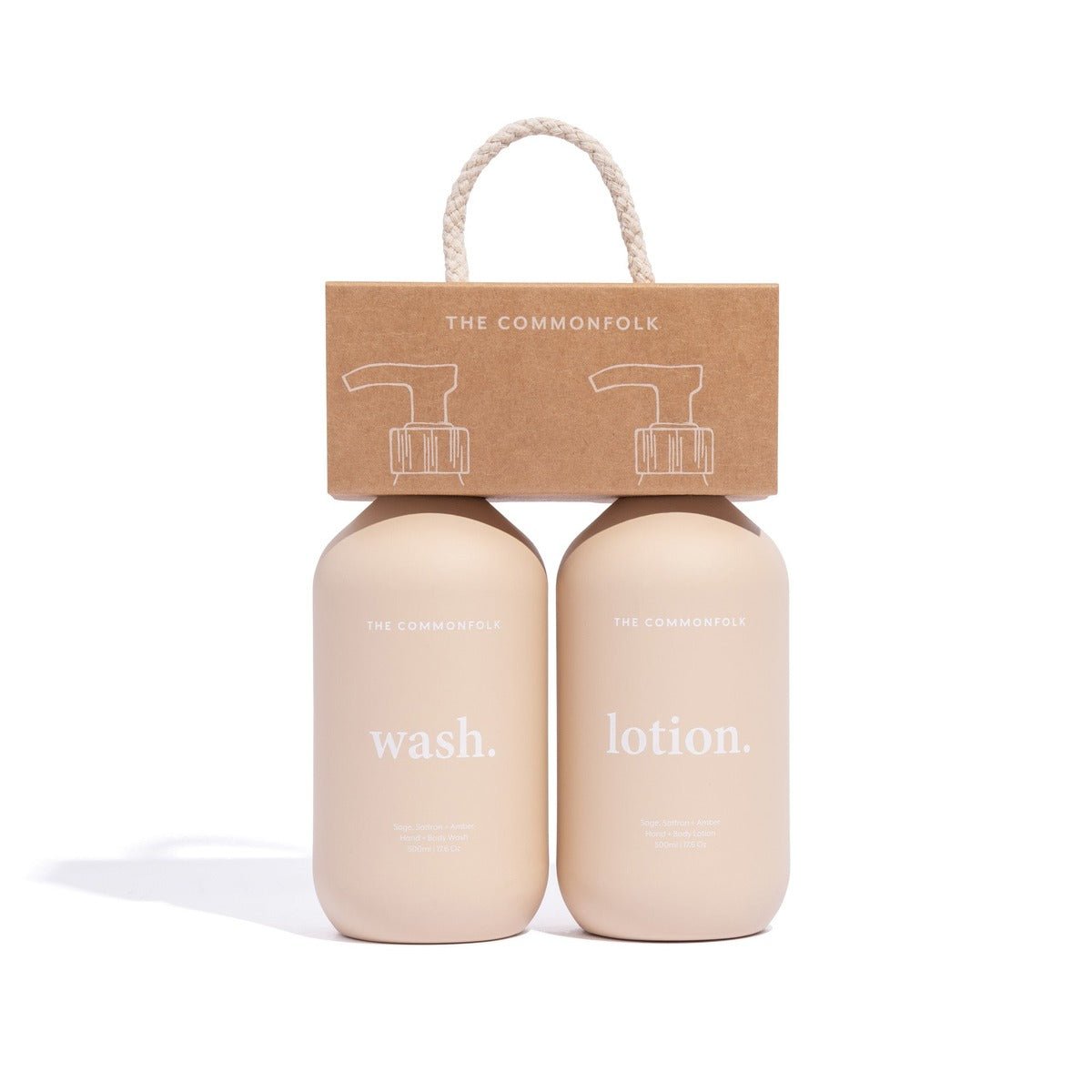 Commonfolk CollectiveWash + Lotion Kit - Keep It Simple / Nude