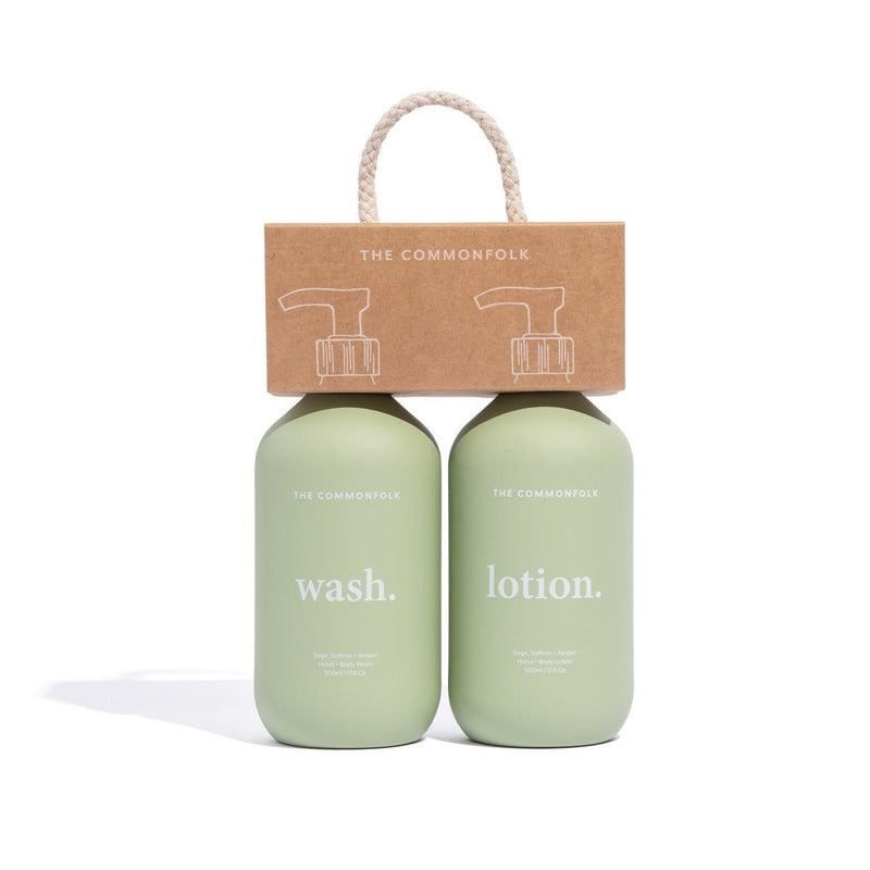 Commonfolk CollectiveWash + Lotion Kit - Keep It Simple / Sage
