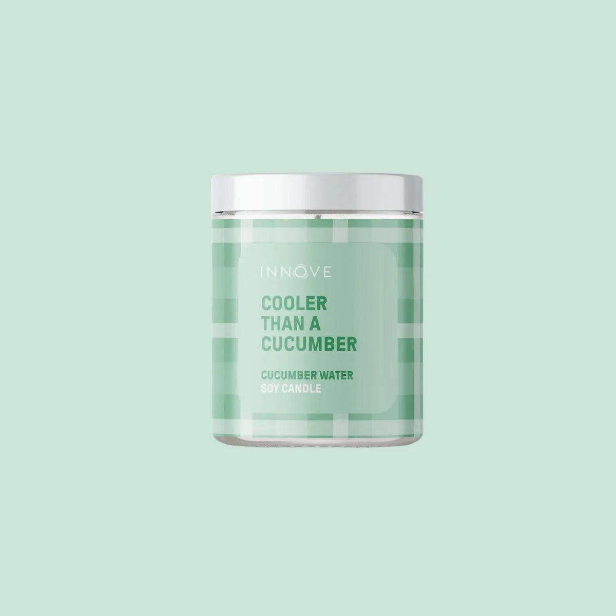 Cooler Than A Cucumber Soy Candle - Cucumber Water - Innove - Image 1