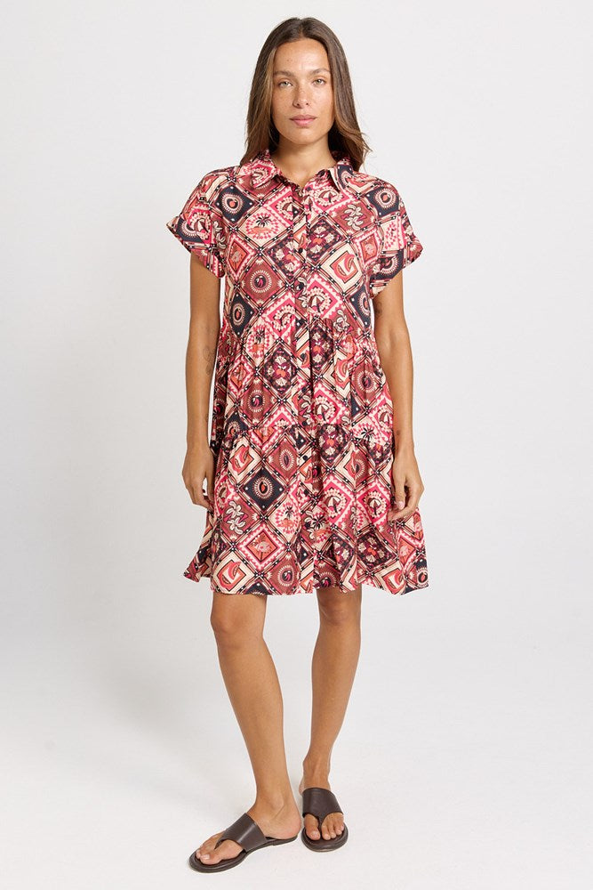 Betty Basics Copacabana Shirt Dress, Coco Print