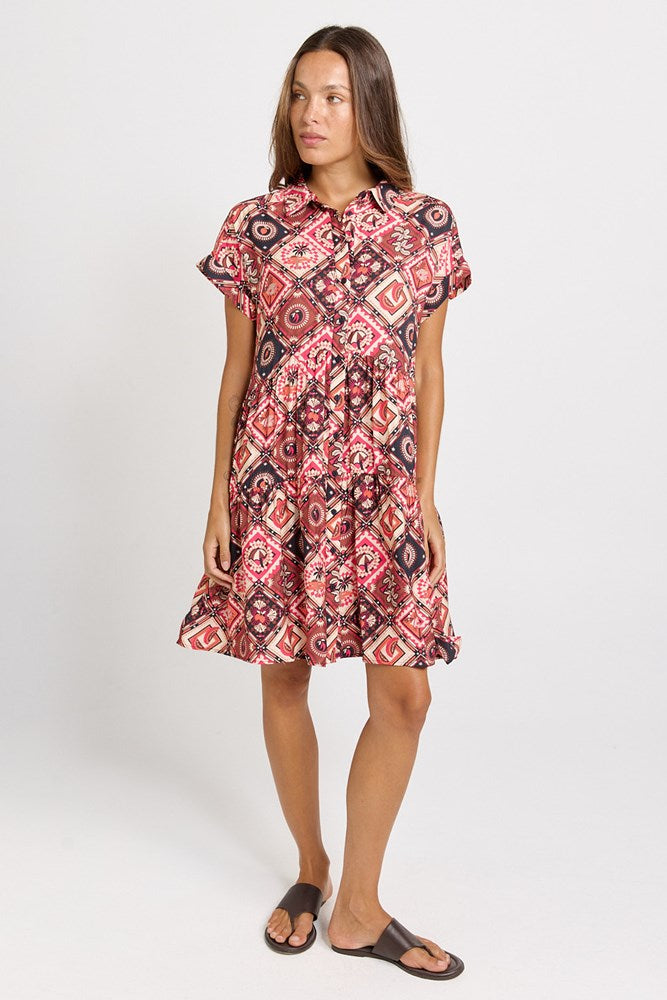 Betty Basics Copacabana Shirt Dress, Coco Print