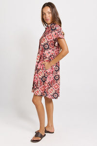 Betty Basics Copacabana Shirt Dress, Coco Print