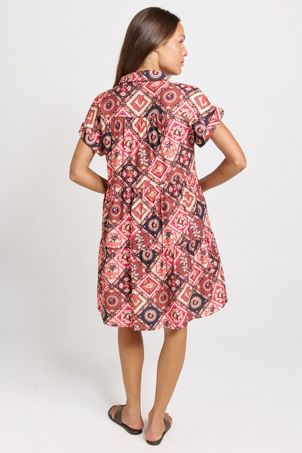 Betty Basics Copacabana Shirt Dress, Coco Print