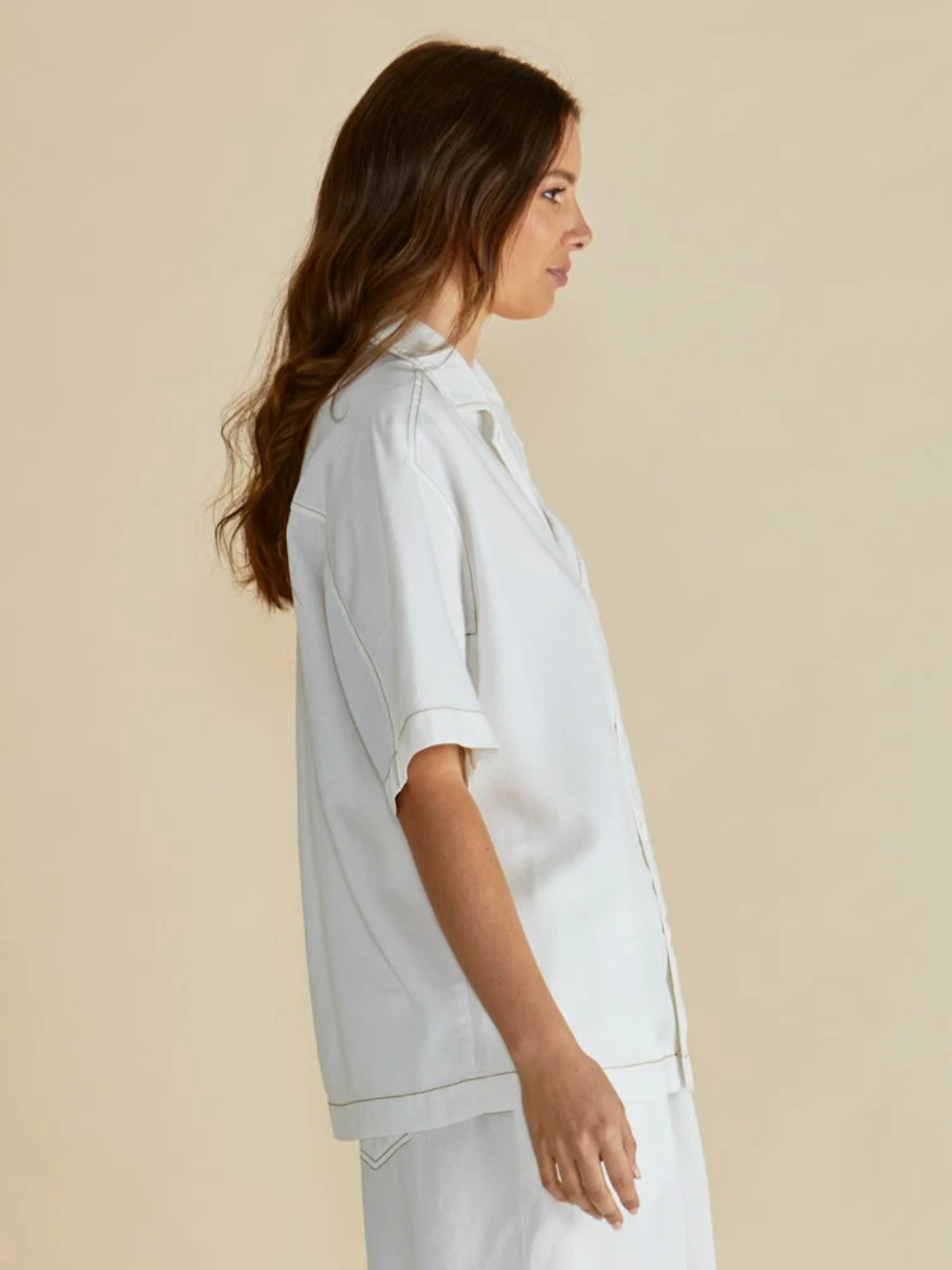 Copacabana Shirt - White - Betty Basics - Image 2