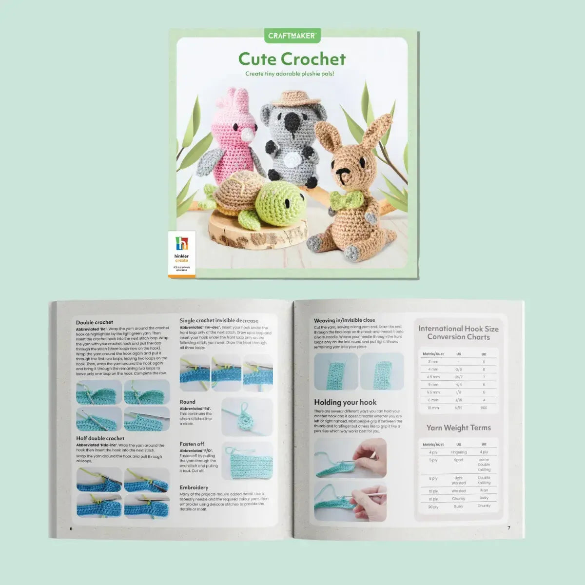 Craft Maker Cute Crochet Kit - Hinkler - Image 2