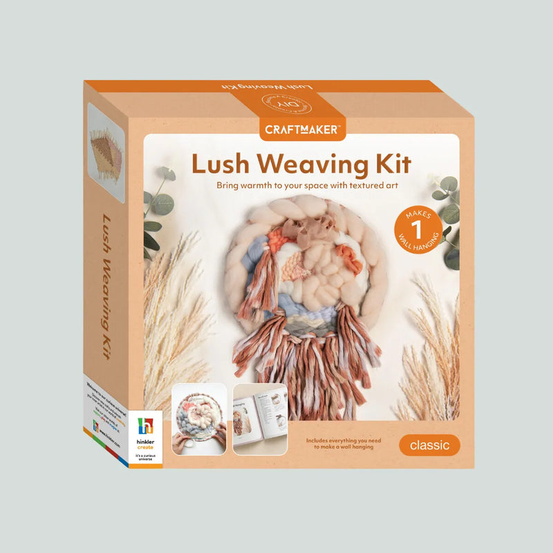 Craft Maker Lush Weaving Kit - Hinkler - Image 1