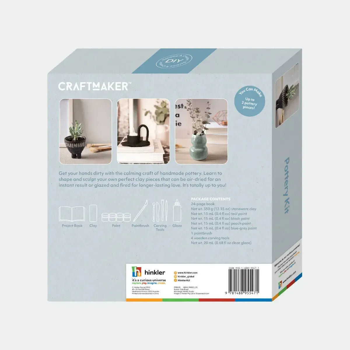 Craft Maker Pottery Kit - Hinkler - Image 3