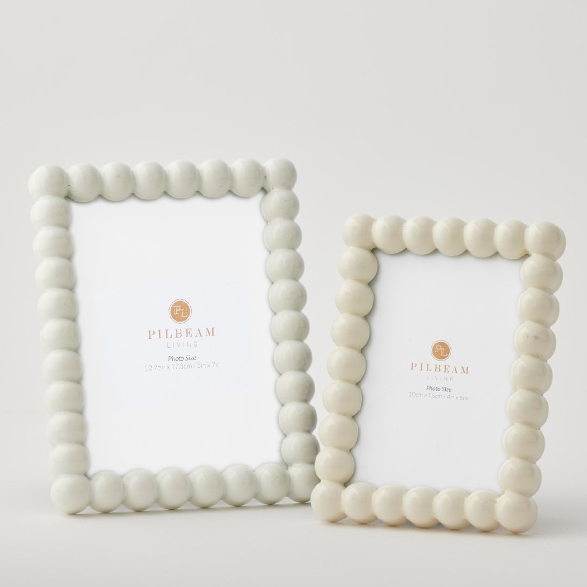 Creswick Large Photo Frame - White - Pilbeam Living - Image 2