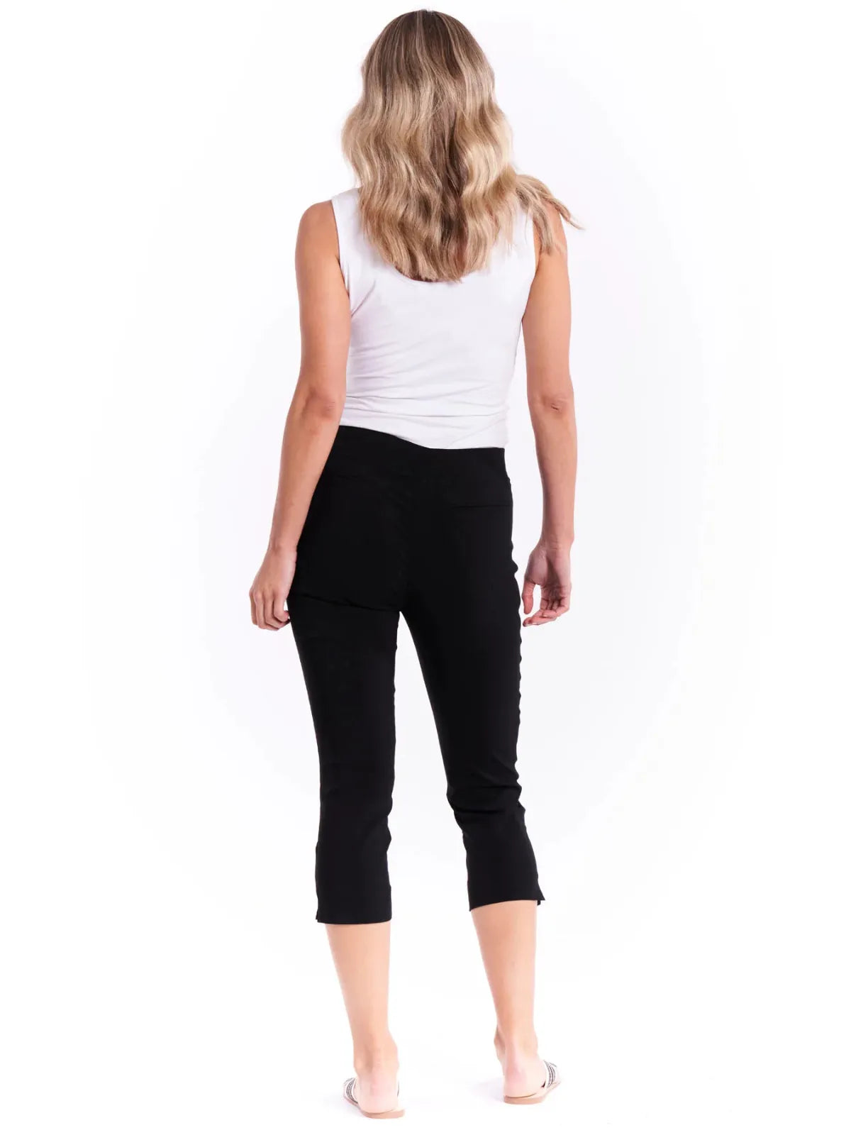 Crop Bengaline Pant - Black - Betty Basics - Image 2