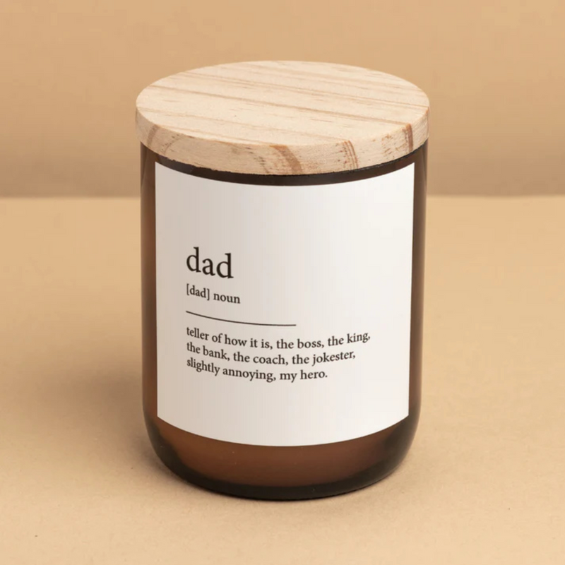 Dad - Dictionary Candle - Commonfolk Collective - Image 1