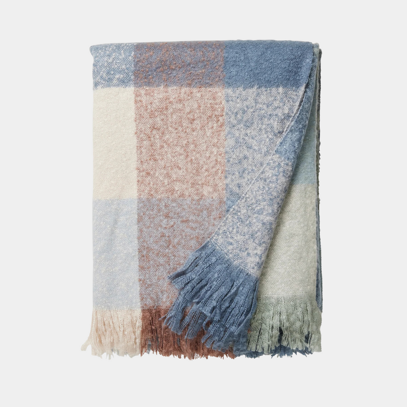 Dana Spruce Brushed Throw - Madras Link - Image 1