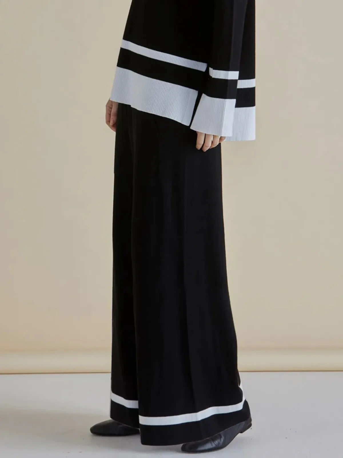 Delphine Knit Pant - Black - Betty Basics - Image 3