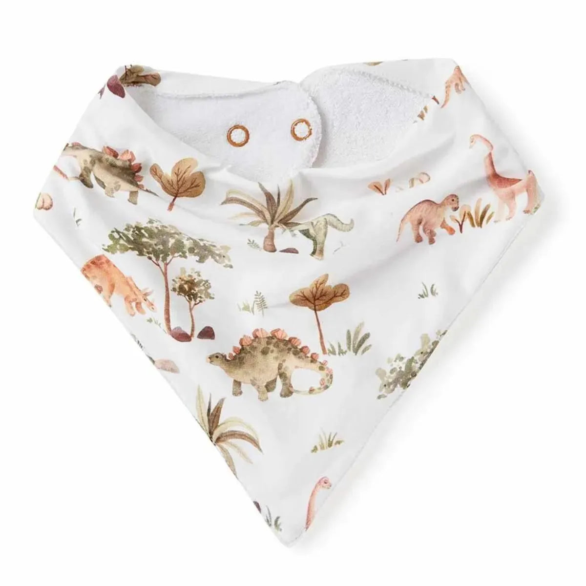 Dino Organic Dribble Bib - Snuggle Hunny - Image 2