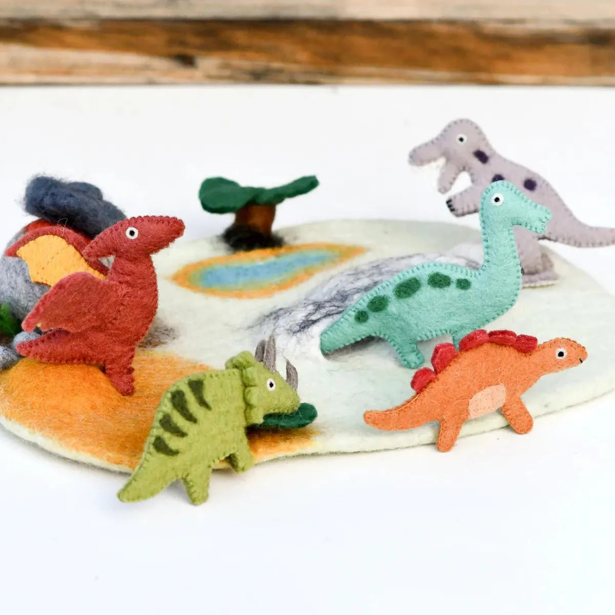 Dinosaur Finger Puppets Set - Tara Treasures - Image 2