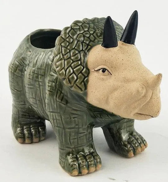 Dinosaur Planter - Dark Green - Urban Products - Image 1