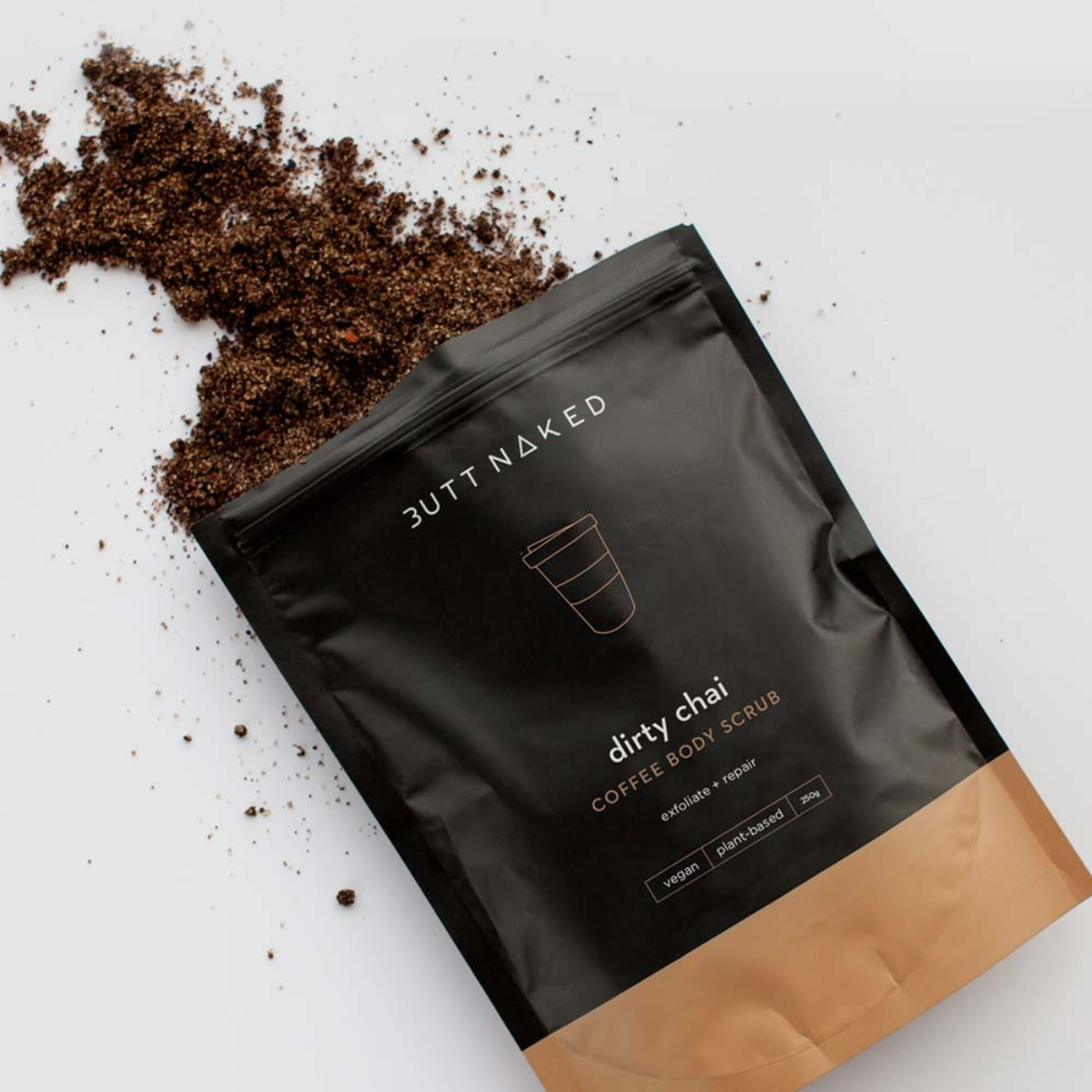 Dirty Chai Coffee Body Scrub - Butt Naked Body - Image 2