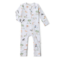 Dog Park Organic Snugglesuit Convertible Romper