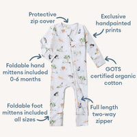 Dog Park Organic Snugglesuit Convertible Romper