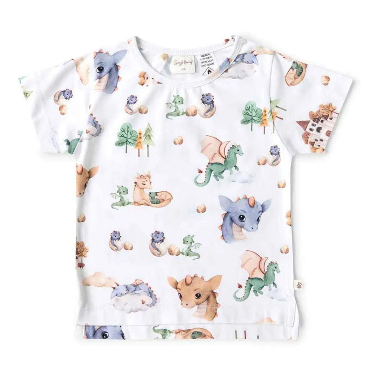 Dragon Organic T-Shirt - Snuggle Hunny - Image 2