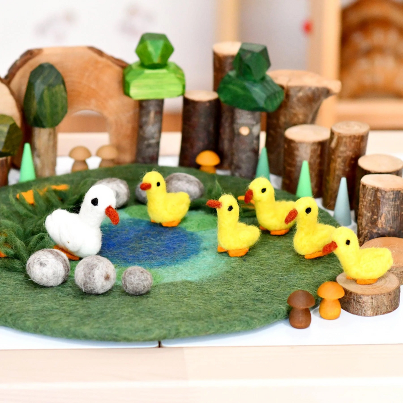 Duck Pond Playscape with 6 Ducks - Tara Treasures - Image 1
