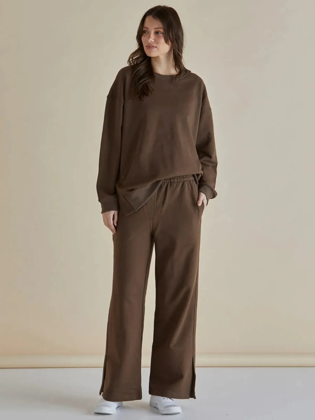 Easy Crew Sweat - Chocolate - Betty Basics - Image 3