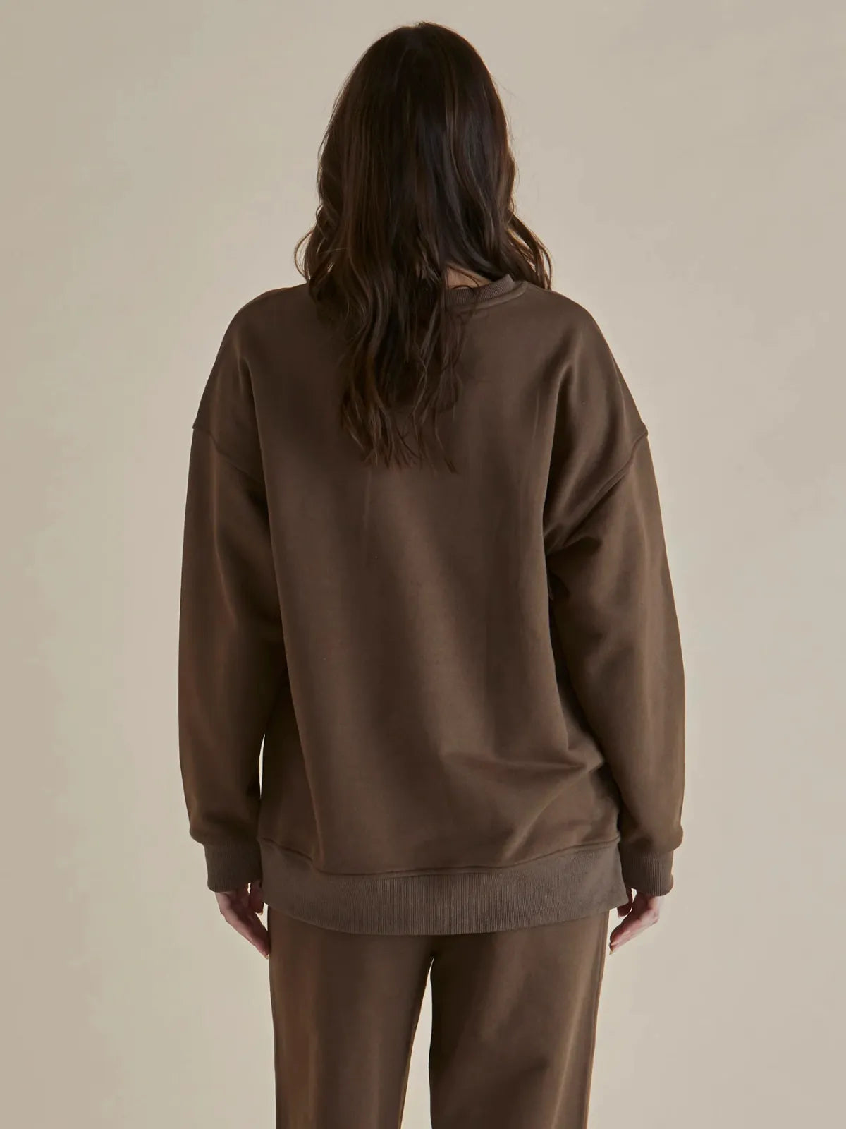 Easy Crew Sweat - Chocolate - Betty Basics - Image 4
