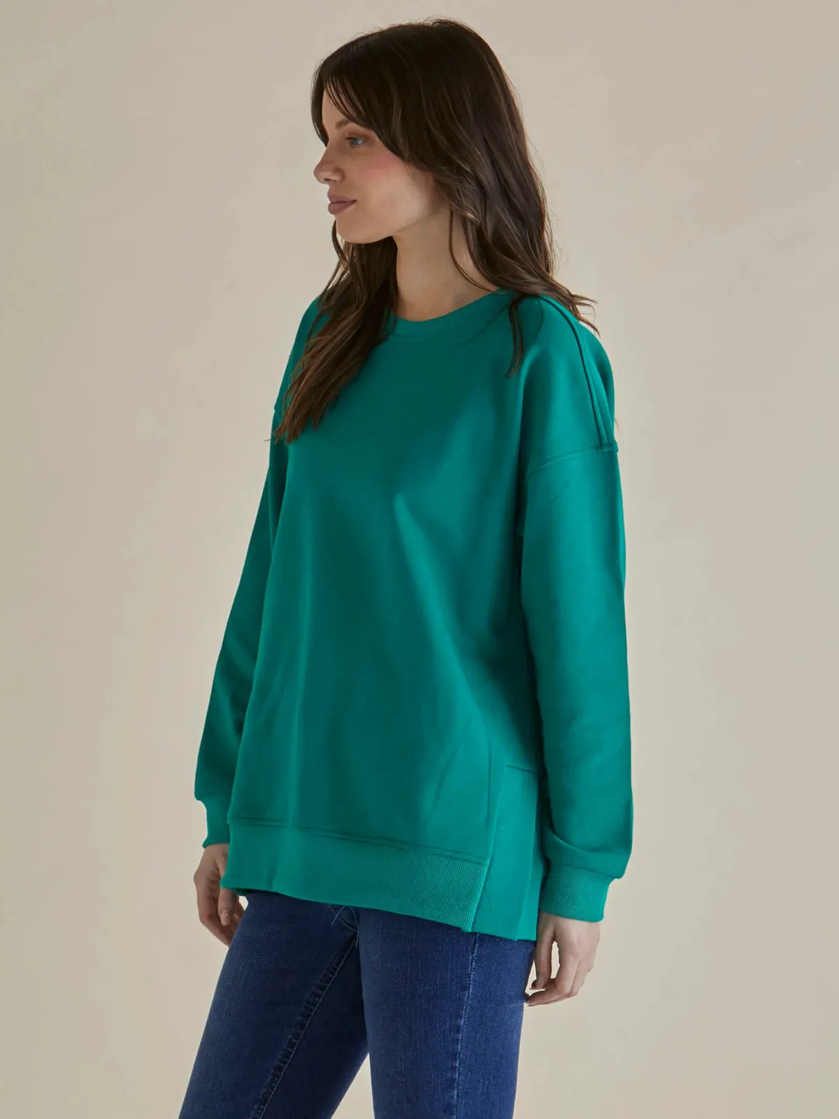Easy Crew Sweat - Green - Betty Basics - Image 3