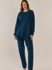 Easy Crew Sweat - Indigo Wash