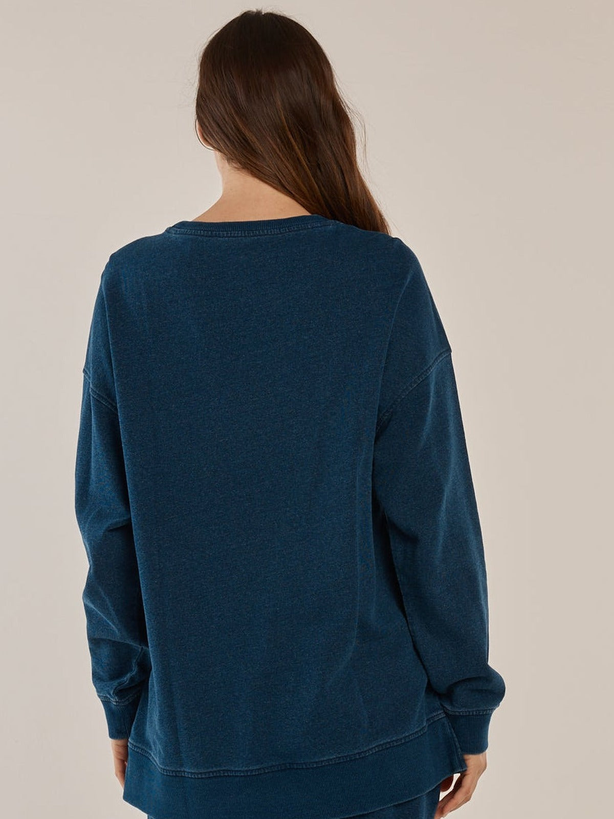 Easy Crew Sweat - Indigo Wash
