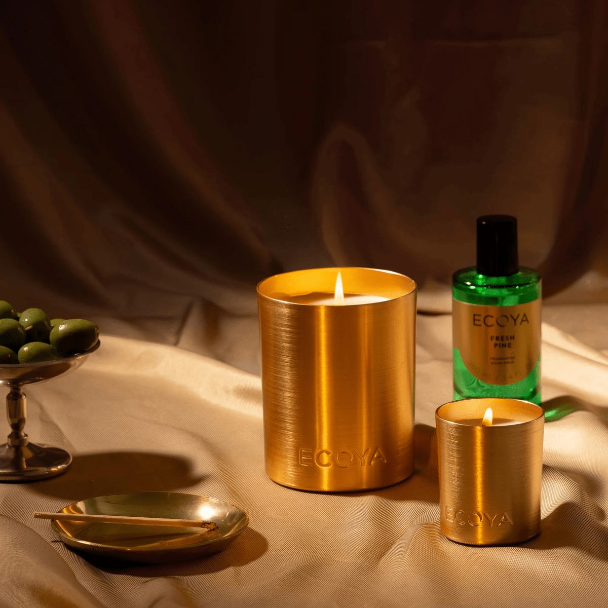 EcoyaFresh Pine Mini Goldie Candle