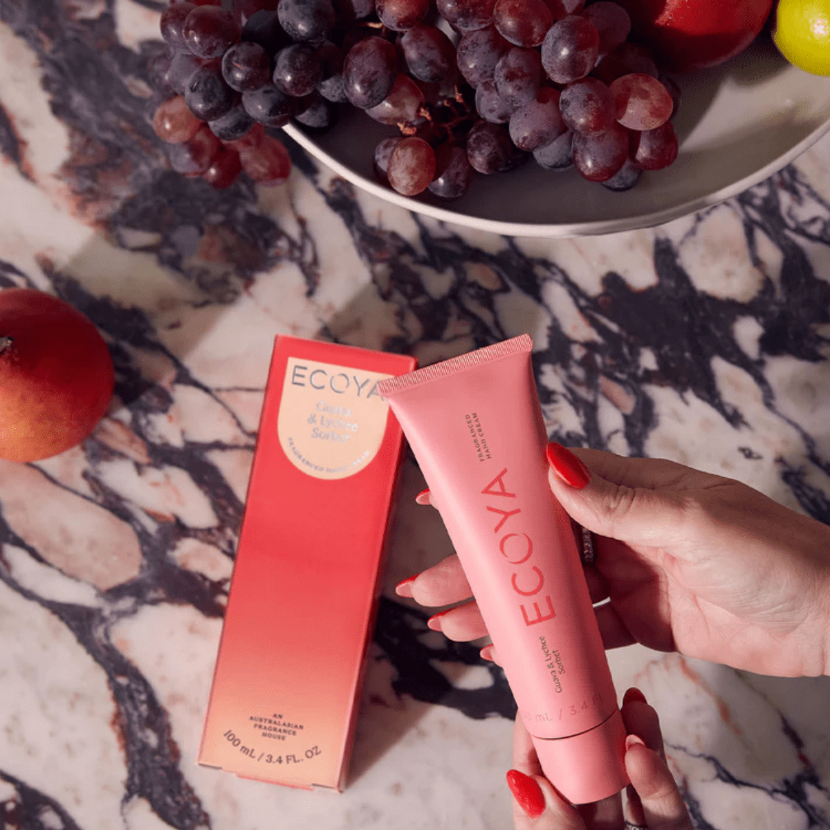 EcoyaGuava & Lychee Sorbet Hand Cream