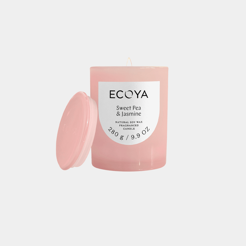 EcoyaSweet Pea & Jasmine Metro Candle