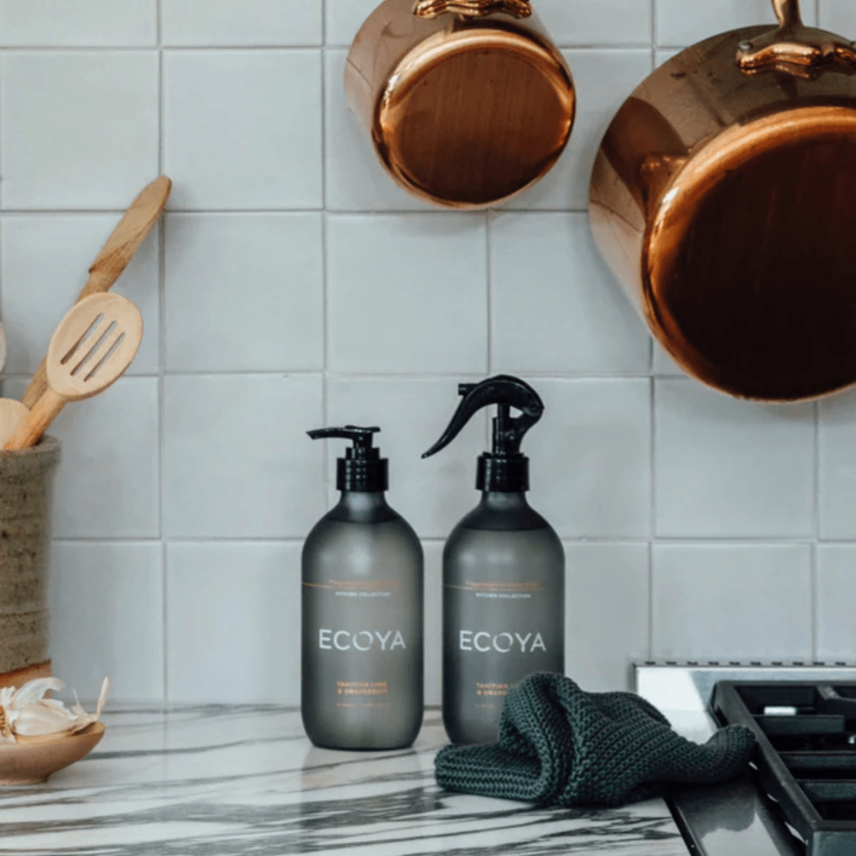 EcoyaTahitian Lime & Grapefruit Kitchen Gift Set
