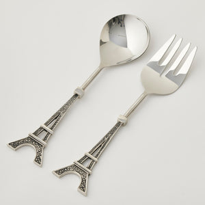 Eiffel Tower Salad Servers Set of 2
