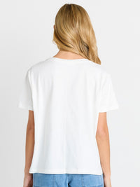 Ellia Crew Tee - Flower Print