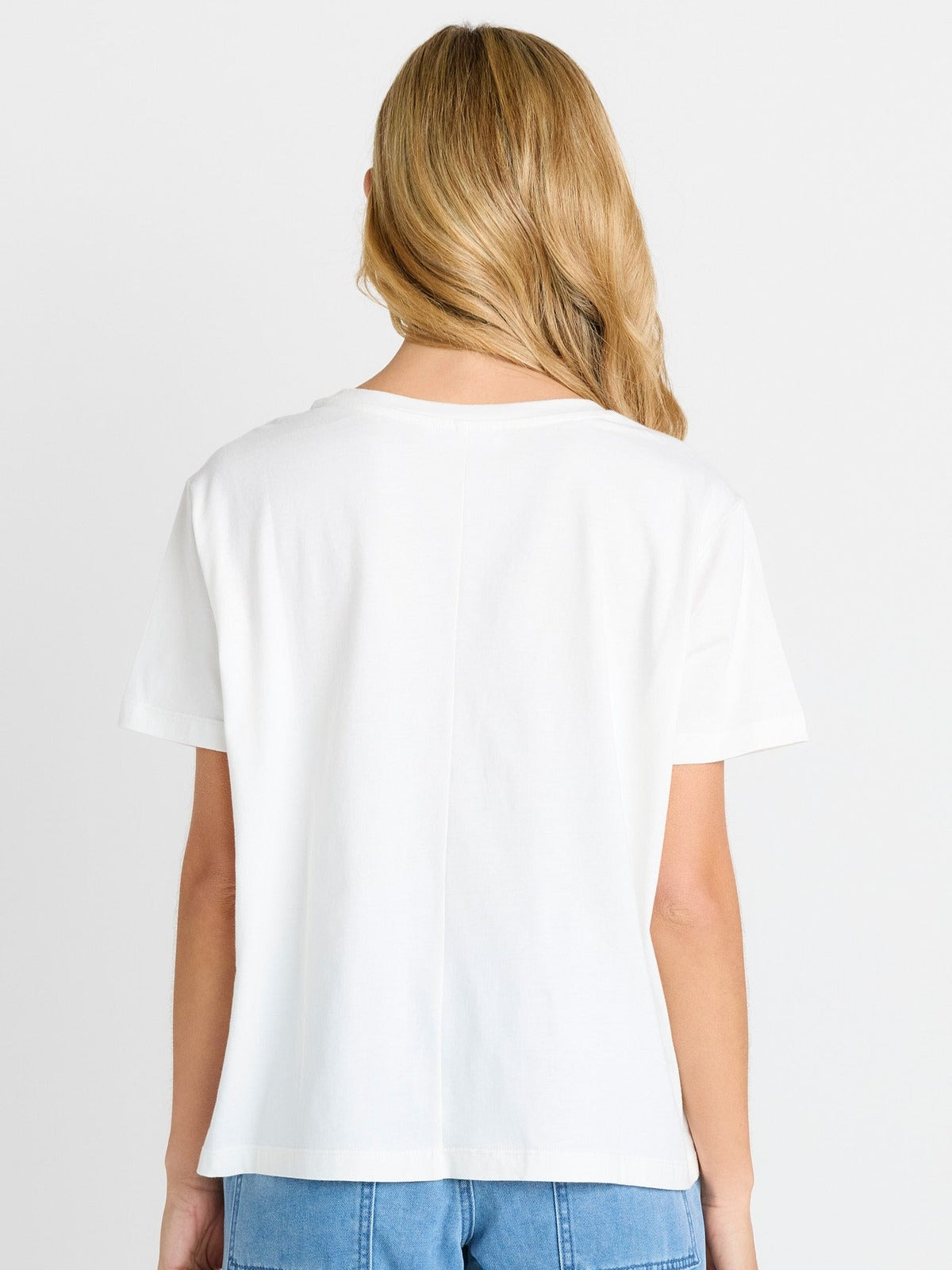 Ellia Crew Tee - Flower Print