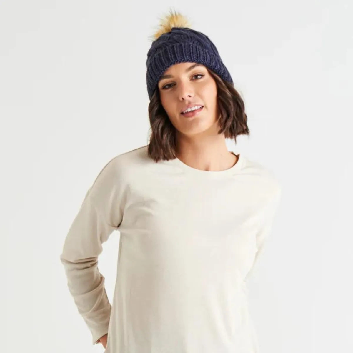 Elsie Beanie - Dark Navy - Betty Basics - Image 1