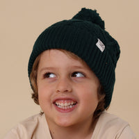 Emerald Organic Baby Knit Beanie