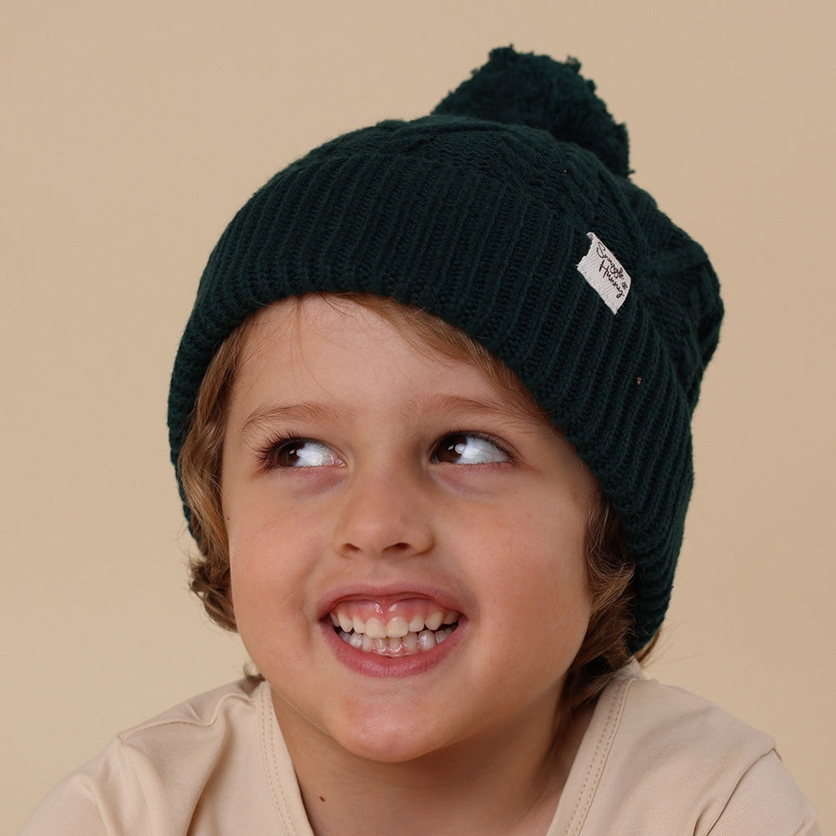 Emerald Organic Baby Knit Beanie