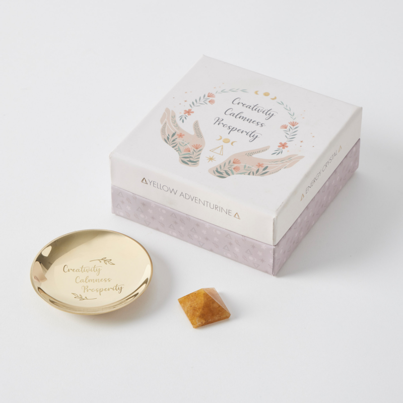 Energy Crystal Gift Set - Yellow Aventurine - Pilbeam Living - Image 1