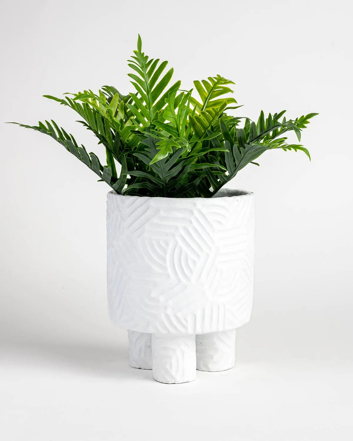 Enola Planter with Legs - White - Urban Products - Image 2