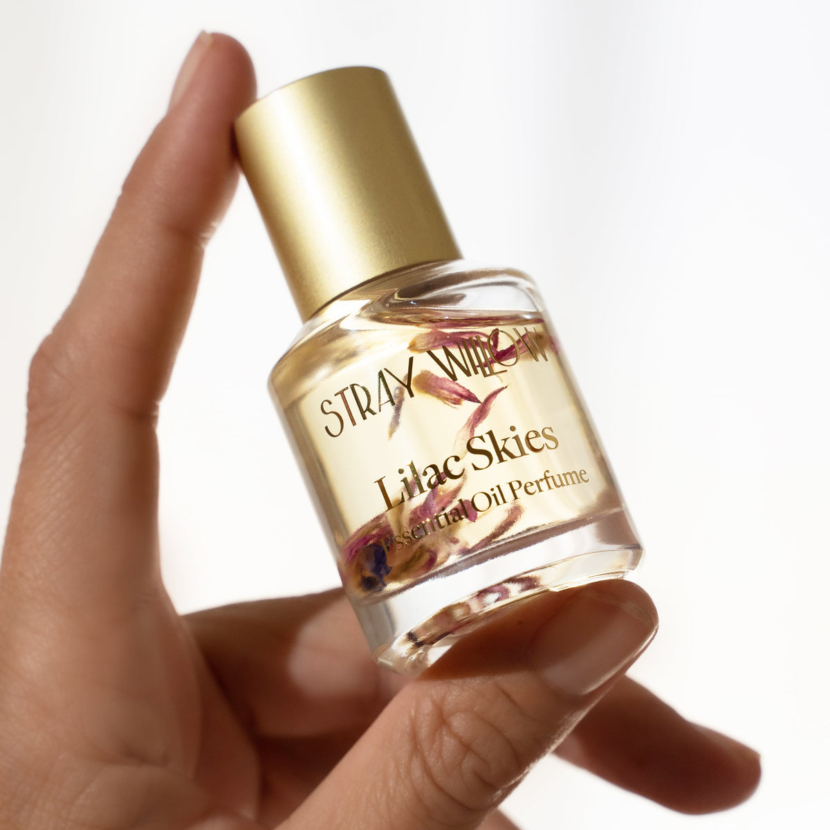 Stray Willow Essential Oil Perfume Roller, Lilac Skies