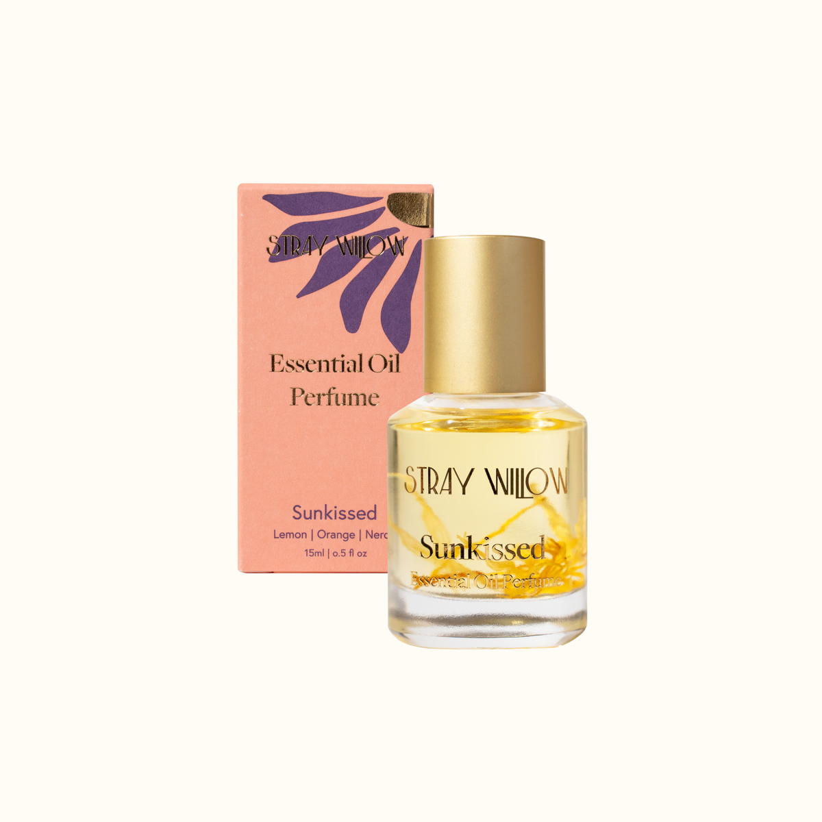 Stray Willow Essential Oil Perfume Roller, Sunkissed