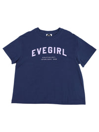 Motion Tee - Navy/Lilac