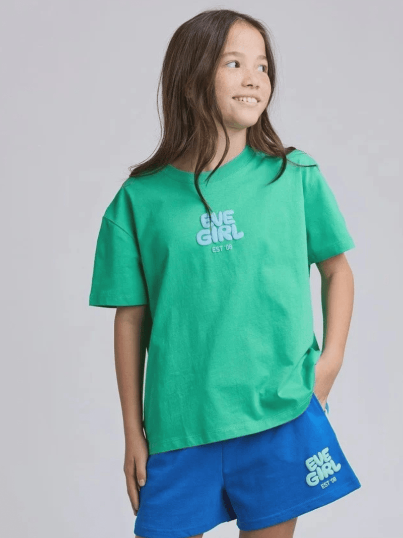 Eve GirlSports Club Tee - Green