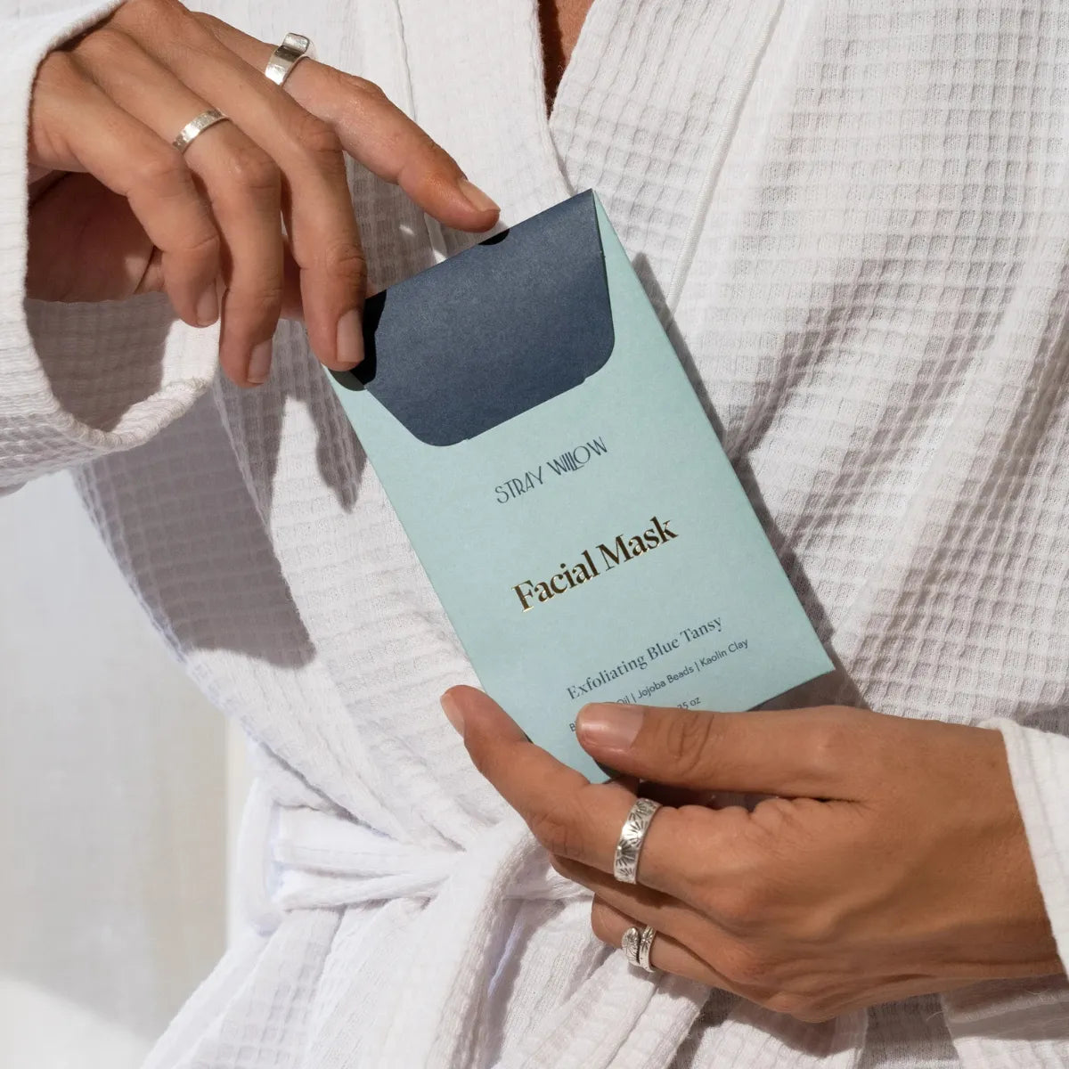 Facial Mask - Blue Tansy - Stray Willow - Image 4