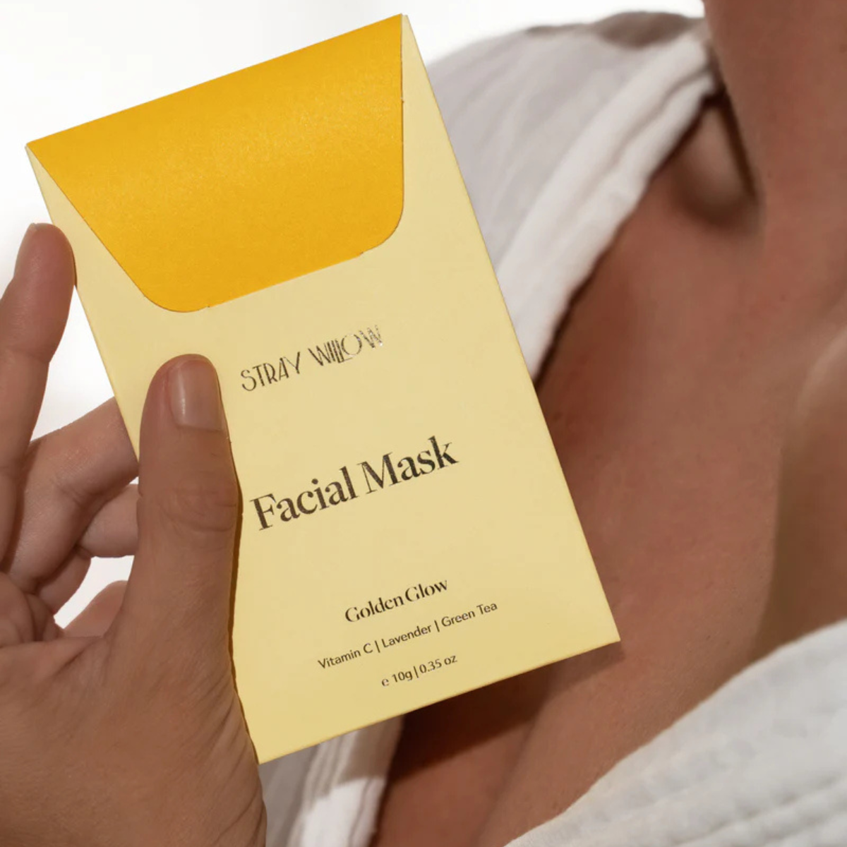Facial Mask - Golden Glow - Stray Willow - Image 3