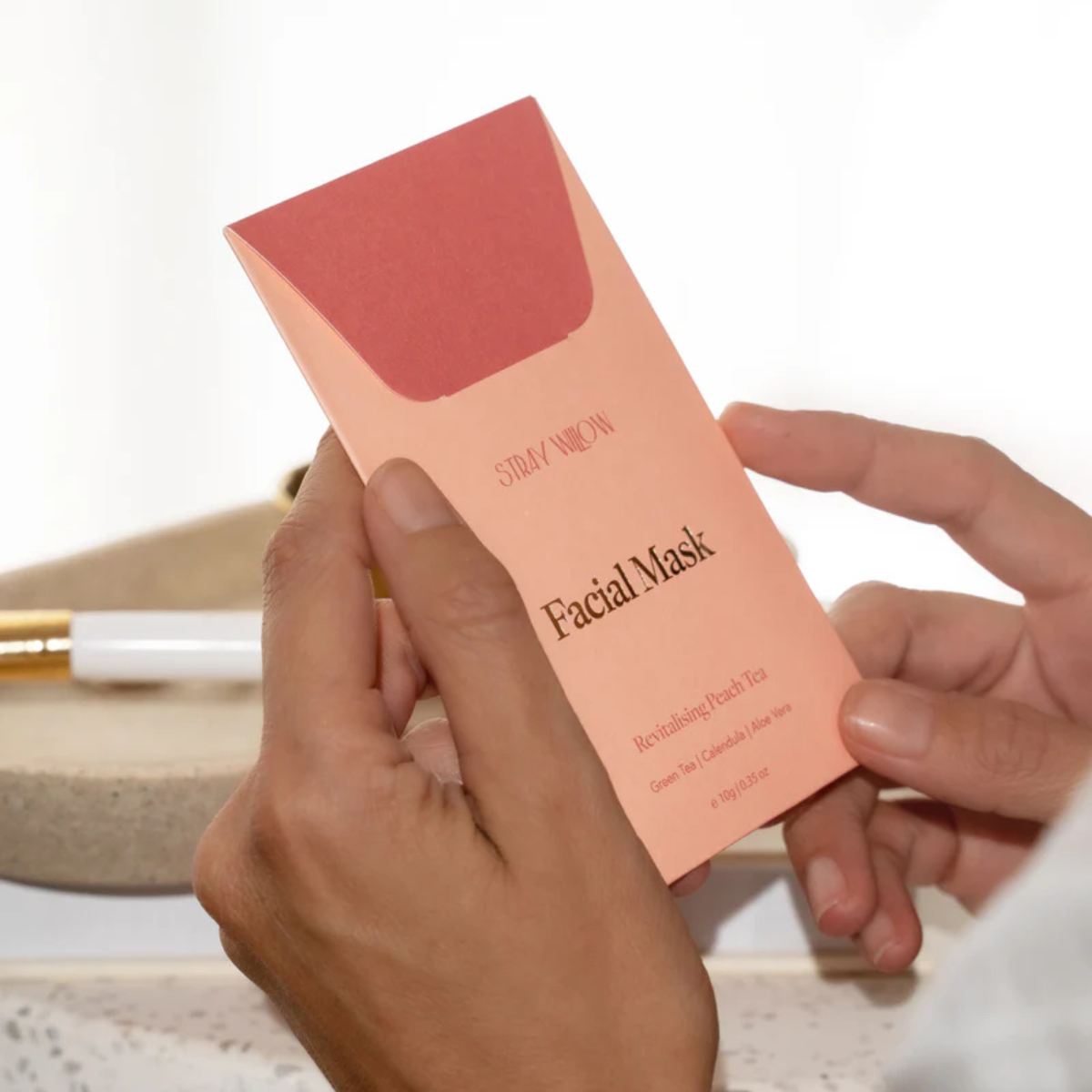 Facial Mask - Peach Tea - Stray Willow - Image 4