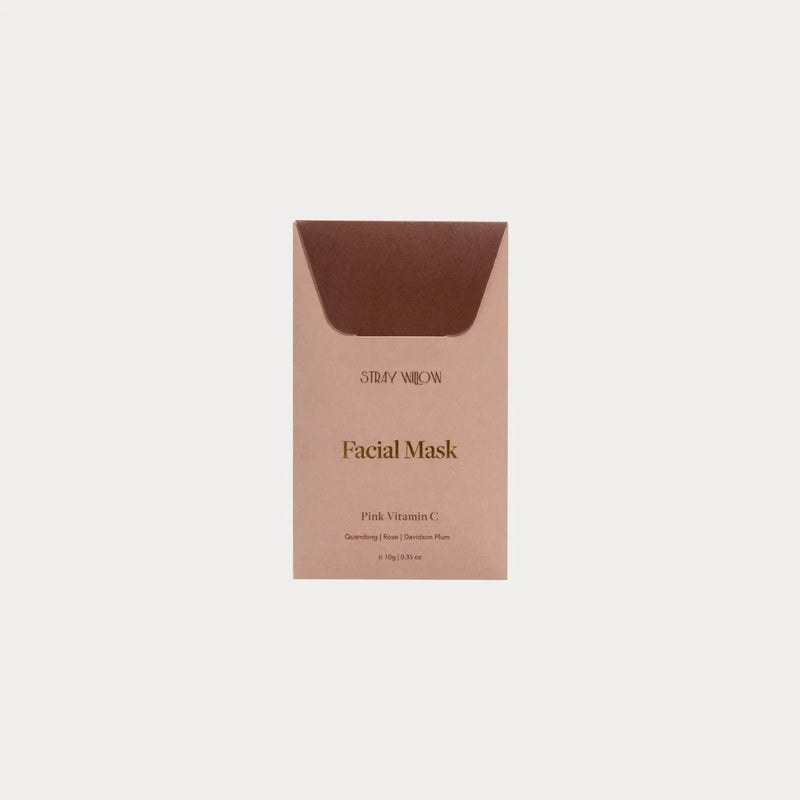 Facial Mask - Pink Vitamin C - Stray Willow - Image 1