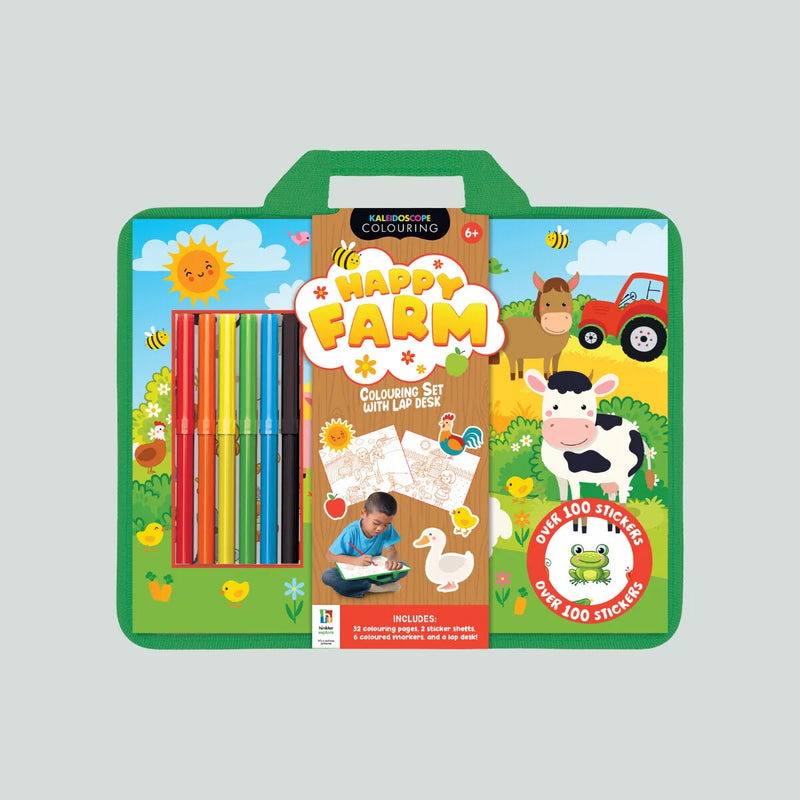 Farm Colouring Set with Lap Desk - Hinkler - Image 1